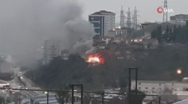 Eyüpsultan'da korkutan yangın
