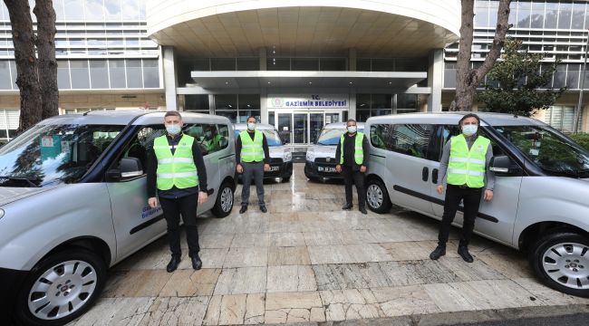 GAZİEMİR'DEN FİLYASYON EKİPLERİNE ULAŞIM DESTEĞİ