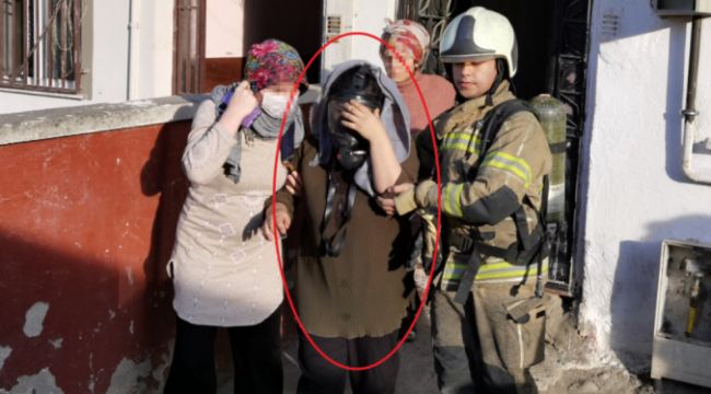 Gelin, kaynanasının evini yaktı