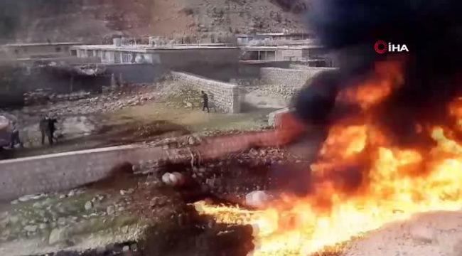 İran'da petrol borusu patladı
