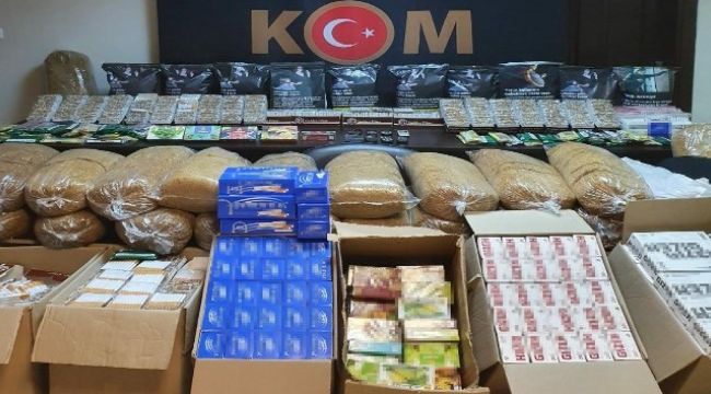 İZMİR'DE KAÇAKÇILIK OPERASYONU