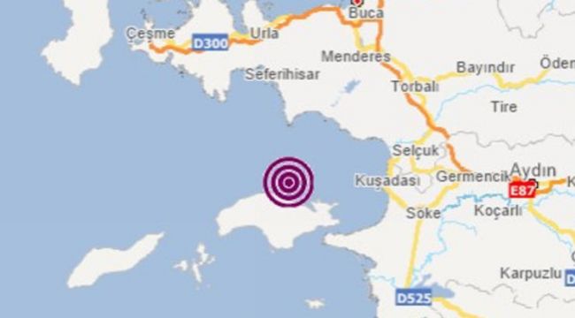 İZMİR'DE KORKUTAN DEPREM