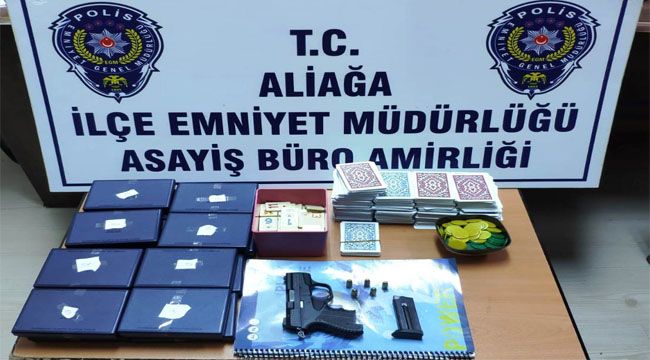 İZMİR'DE KUMAR BASKINI