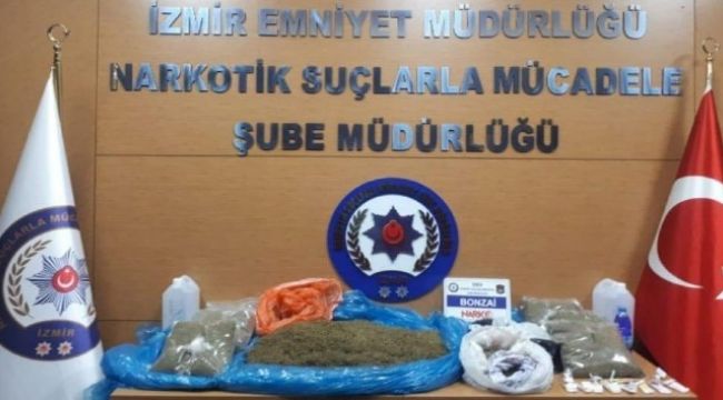 İZMİR'DE UYUŞTURUCU OPERASYONU