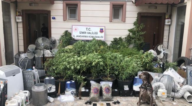 İZMİR'DE UYUŞTURUCU SERASINA OPERASYON