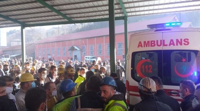 Madende iş kazası