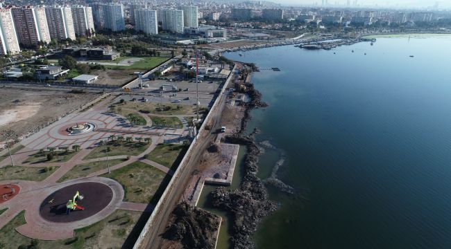 MAVİŞEHİR’DEKİ KIYI PROJESİ SÜRÜYOR