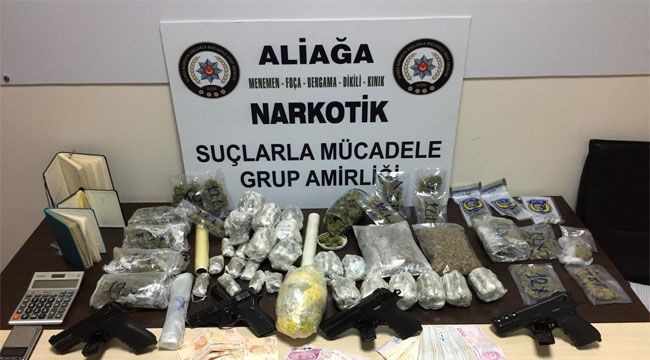 MENEMEN'DE UYUŞTURUCU OPERASYONU