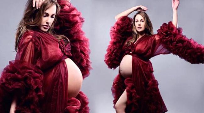 Meryem Uzerli'den hamile pozu