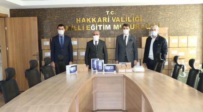 Milli Eğitim Bakanlığından Hakkari'ye 850 tablet