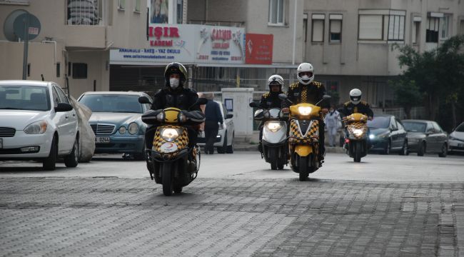 MOTORLU KURYELERDEN MASKE UYARISI