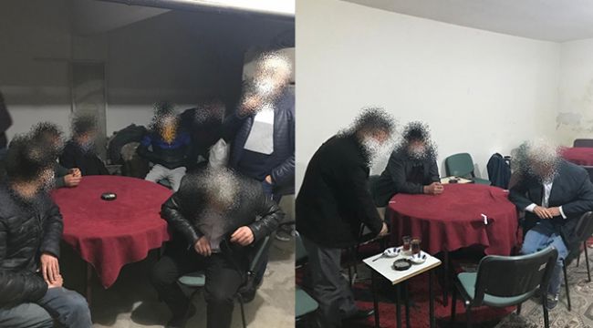 Polisten ‘bodruma' kumar baskını