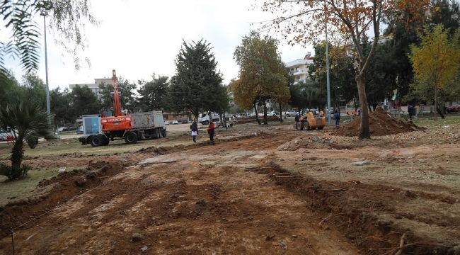 Rafet Şenbaydur Parkı yenileniyor