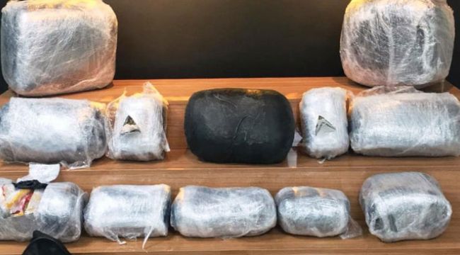 Şanlıurfa'da 66 kilo skunk ele geçirildi