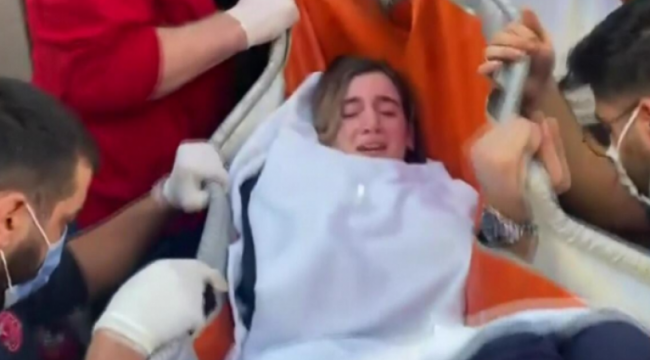Şişli'de bıçaklı saldırgan hemşireyi rehin aldı