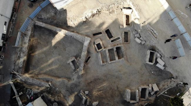 Temel kazı sırasında tarihi kalıntılara rastlandı