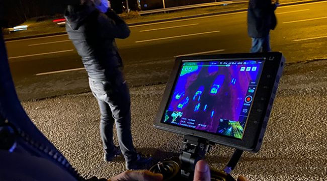 Termal kameralı, drone destekli uygulama