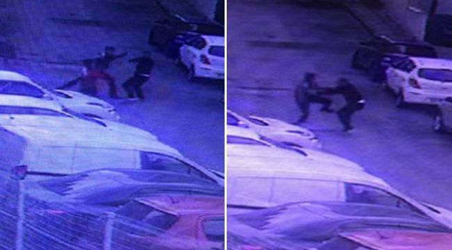 Torbacıların bıçaklı kavgası kameraya yansıdı