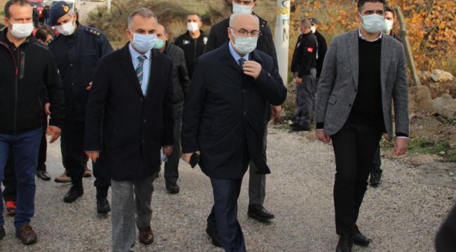 VALİ KÖŞGER'DEN SU TAŞKINI AÇIKLAMASI