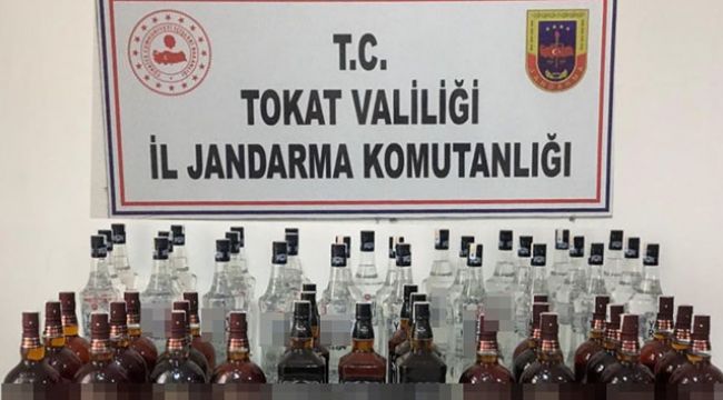 Yılbaşı öncesinde 102 litre sahte alkol ele geçirildi