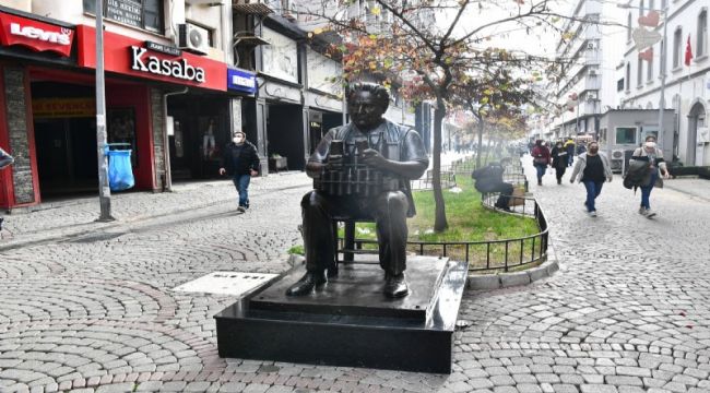 BENZİNCİ KÖR HAFIZ HEYKELİ KEMERALTI İLE BULUŞTU