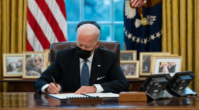 Biden, ilk haftasında 43 imza attı