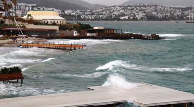 Bodrum'da fırtına kabusu