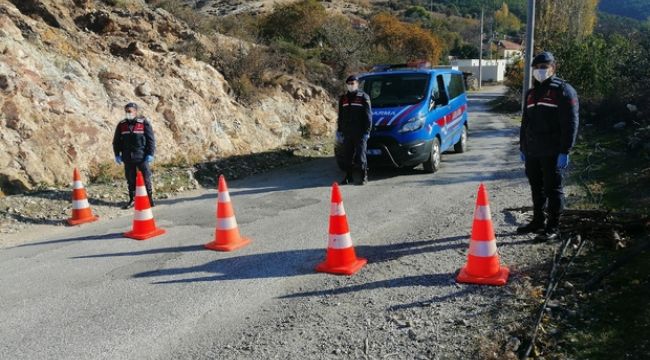 Çanakkale'de bir köy daha karantinaya alındı