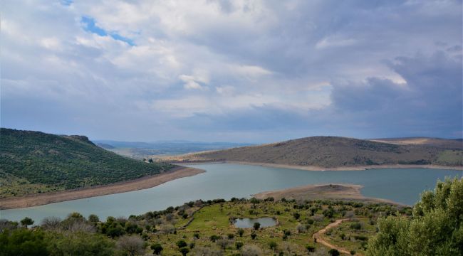 GÜZELHİSAR BARAJI'NDA SU SEVİYESİ YÜKSELİYOR