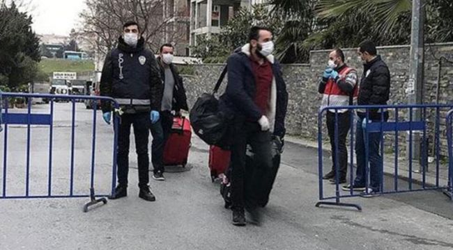 İNGİLTERE'DEN İZMİR'E GELENLER KARANTİNAYA ALINDI