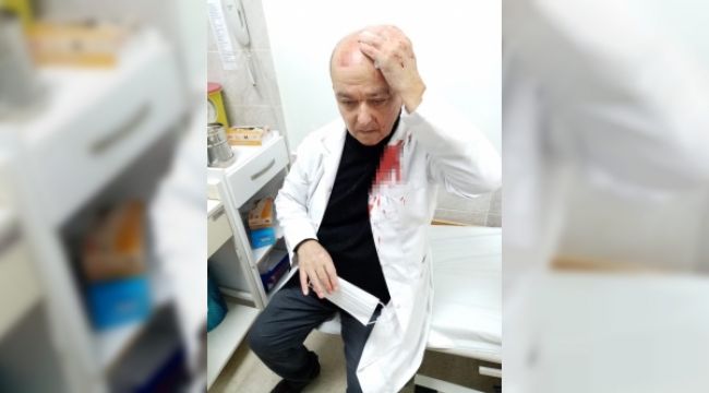 İZMİR'DE DOKTORA TAŞLI SALDIRI