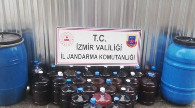 İZMİR'DE KAÇAK İÇKİ OPERASYONU