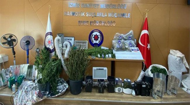 İZMİR'DE KENEVİR OPERASYONU