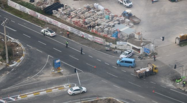 JANDARMADAN HELİKOPTERLİ TRAFIK DENETİMİ