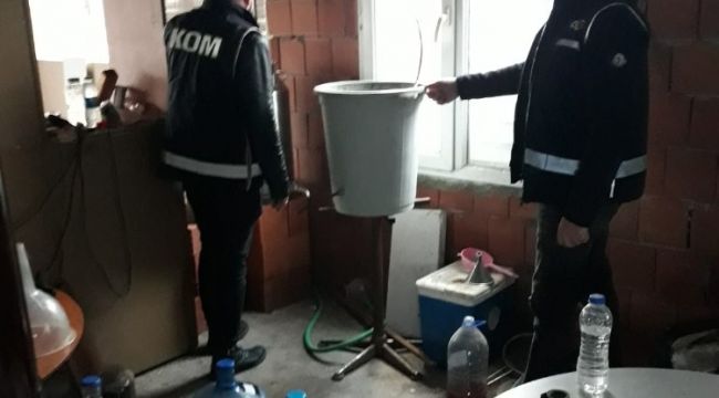 KAÇAK İÇKİYE SUÇÜSTÜ