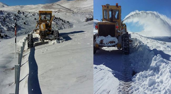 Kar nedeniyle kapanan 539 mahalle yolu ulaşıma açıldı