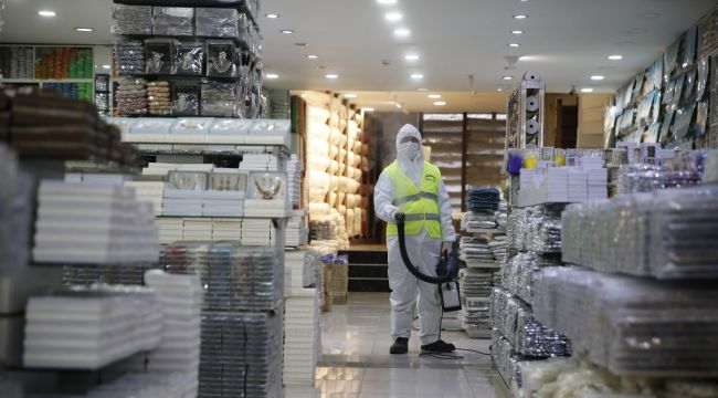 KEMERALTI ESNAFINA DEZENFEKSİYON DESTEĞİ