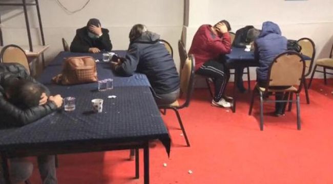 Kumar baskınında 58 kişiye 260 bin TL ceza
