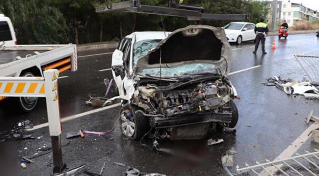 Kuşadası çevre yolunda trafik kazası