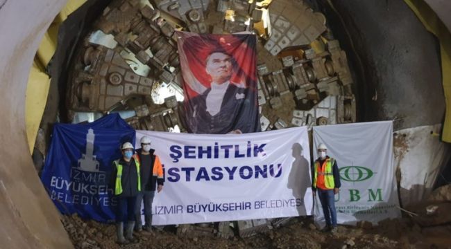 NARLIDERE METROSU’NDA IŞIK GÖRÜNDÜ