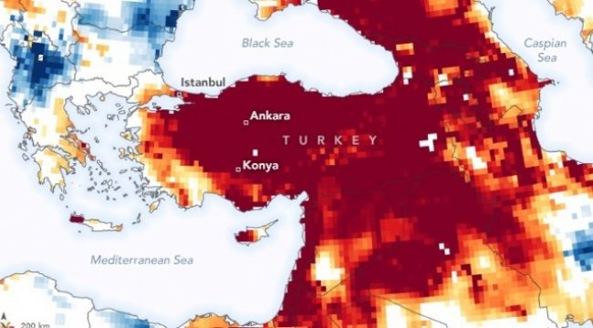 NASA'dan Türkiye'ye kuraklık uyarısı
