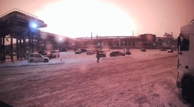Rusya'da petrol rafinerisinde patlama