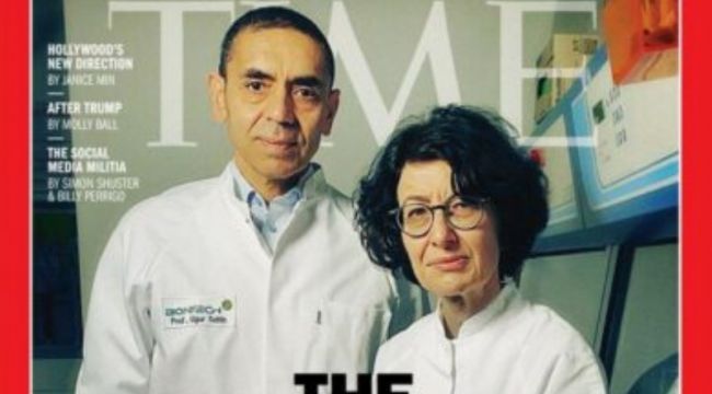 TIME, Türk çifti kapağina