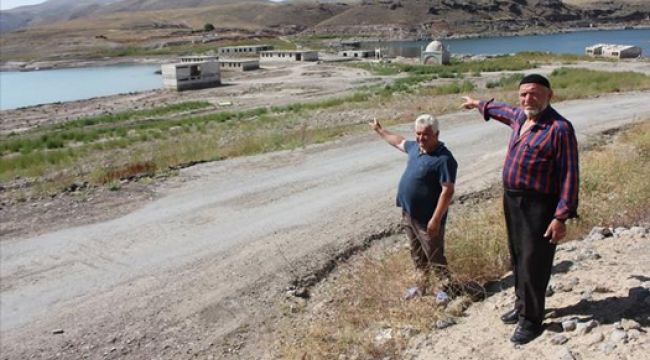 Yamula Barajı'nda su seviyesi iyice azaldı