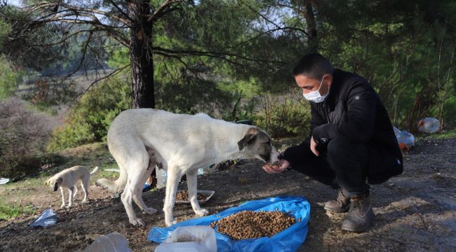 YENİ YILDA CAN DOSTLAR UNUTULMADI