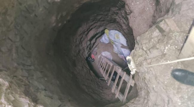 Yerin 15 metre altında define kazısı yapan 9 kişi gözaltına alındı