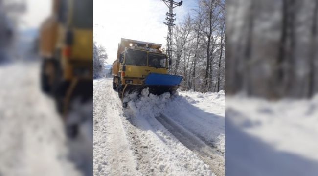 Zonguldak'ta 255 köy yolu ulaşıma kapandı