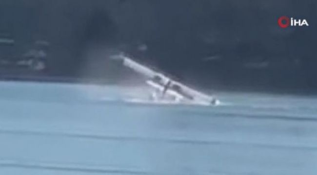 ABD'de deniz uçağı göle düştü