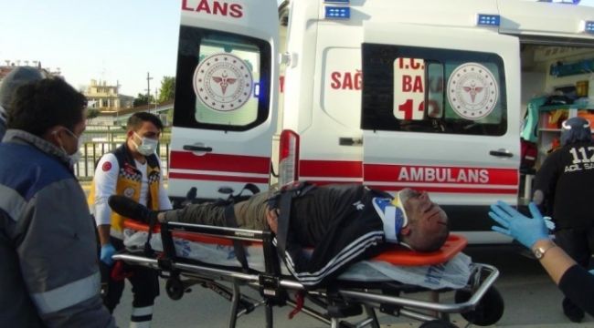 Alkollü ve kasksız motosiklet sürücüsü ölümden döndü