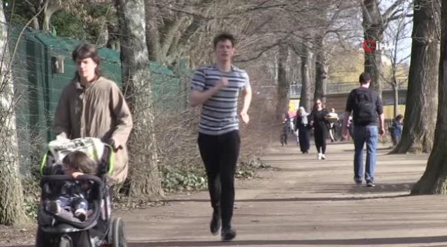 Almanya'da kış mevsiminde bahar havası